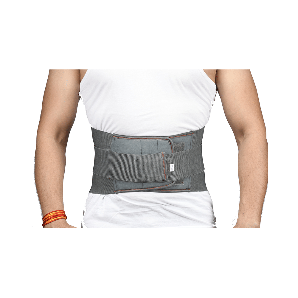 Pro Healthcare Contoured Lumbo Sacral Belt for Back Pain Grey - Image 2
