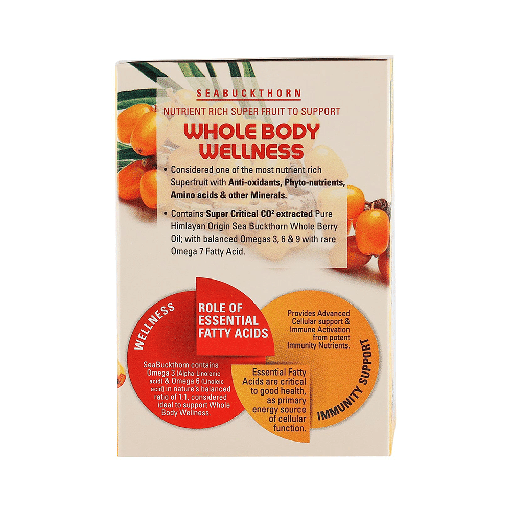 Berryheal Combo Pack of Omega 3,6,7,9 Life Oil Sea Buckthorn Whole Berry Oil Capsule & Omega 7 Rich Life Oil Sea Buckthorn Berry Fruit Oil Capsule (32 Each) - Image 16