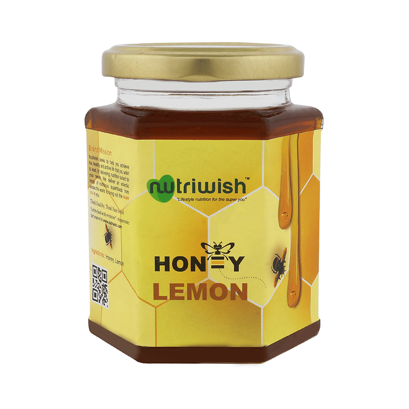 Nutriwish 100% Pure Organic Honey | Flavour Lemon - Image 1