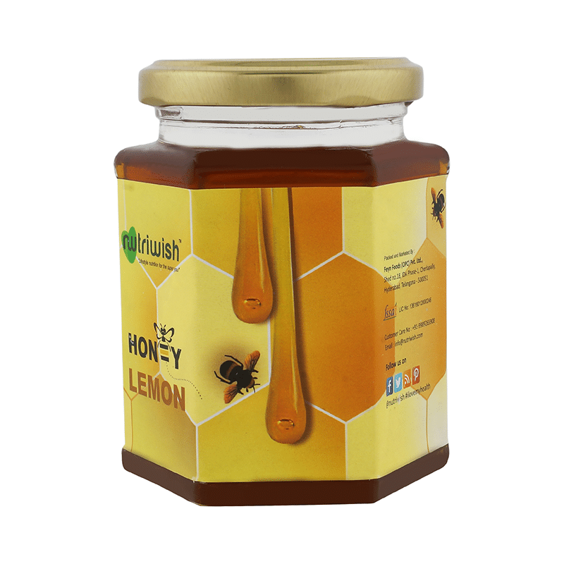 Nutriwish 100% Pure Organic Honey | Flavour Lemon - Image 2