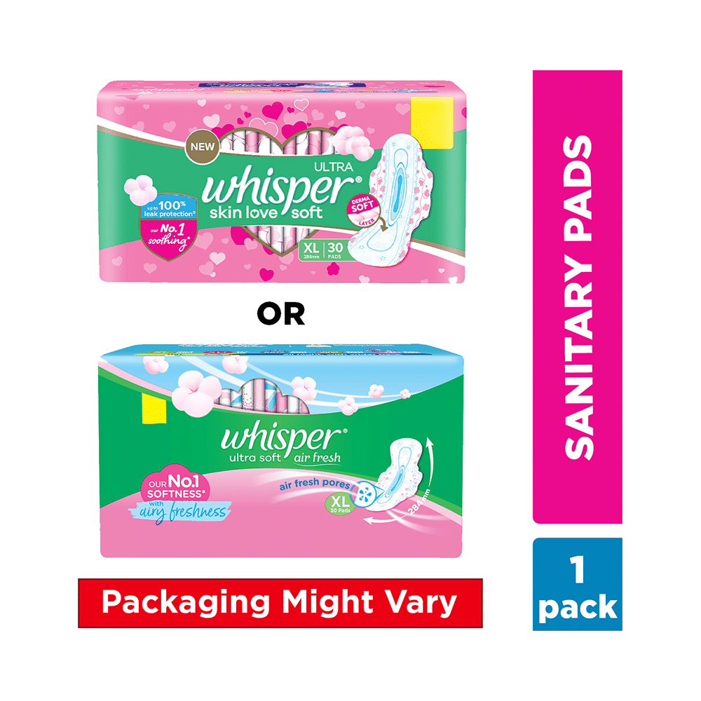 Whisper Ultra Soft Sanitary Pads XL - Image 3