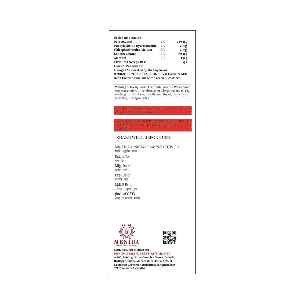 Mucosnee-DS Oral Suspension Orange - Image 2