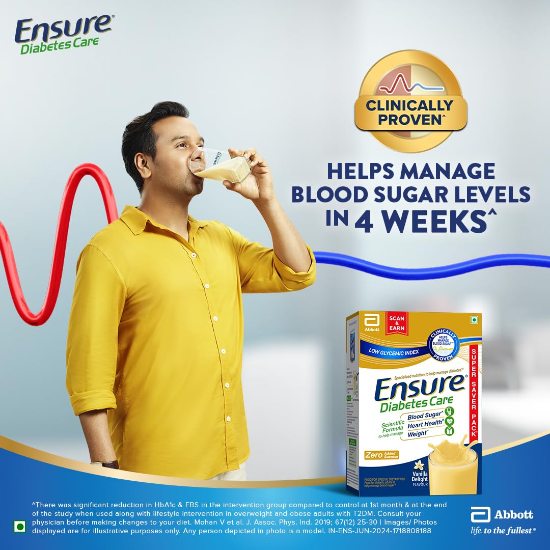 Ensure Diabetes Care Vanilla Flavour Powder - Image 3