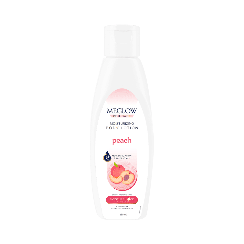 Meglow Moisturising Body Lotion Peach