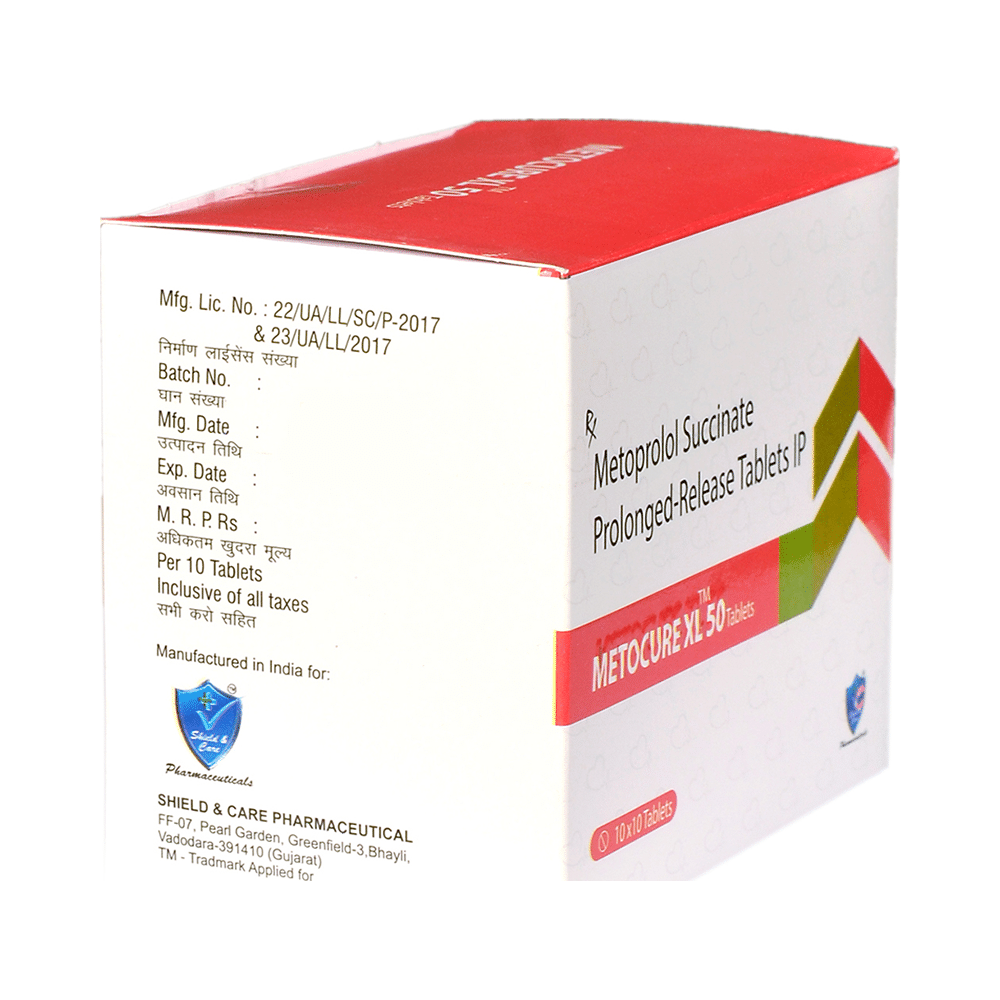 Metocure XL 50 Tablet - Image 3