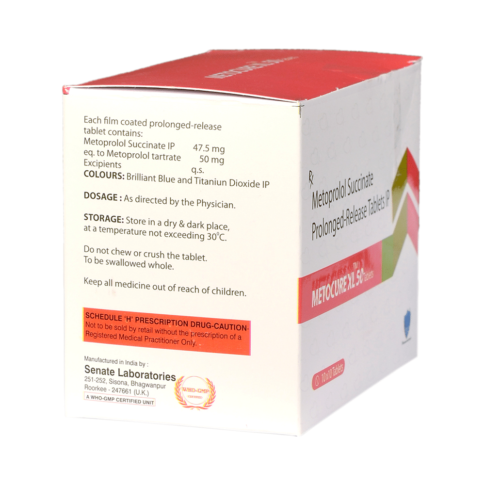 Metocure XL 50 Tablet - Image 2