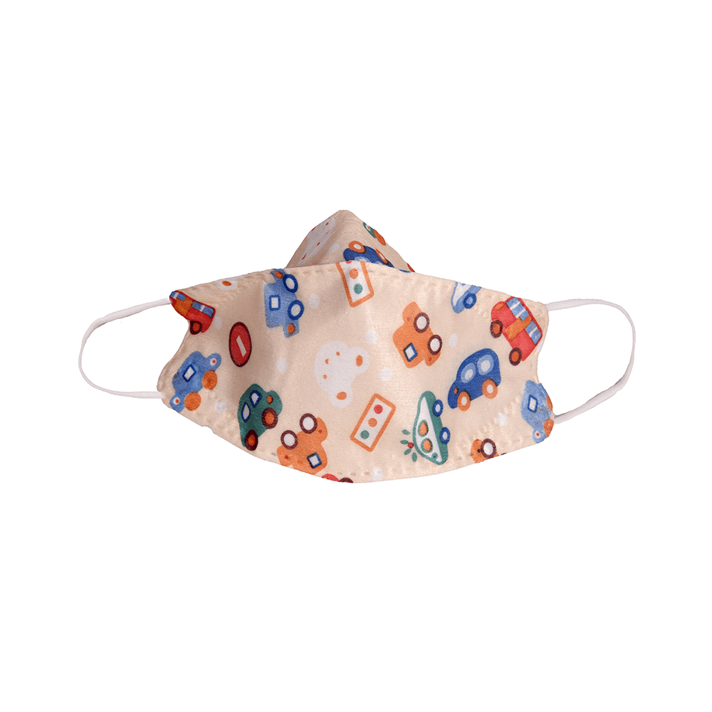 Advind Healthcare Smog Guard N95 Kids Mask without Valve for 4-12 Years Blue Mickey Mouse, Truck Print, Pink Mushroom, Animal Print & Car Print Design - Image 16