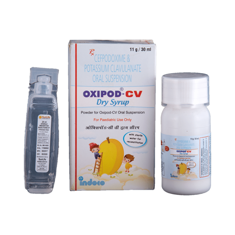 Oxipod-CV 50mg/5ml/31.25mg/5ml Dry Syrup - Image 1