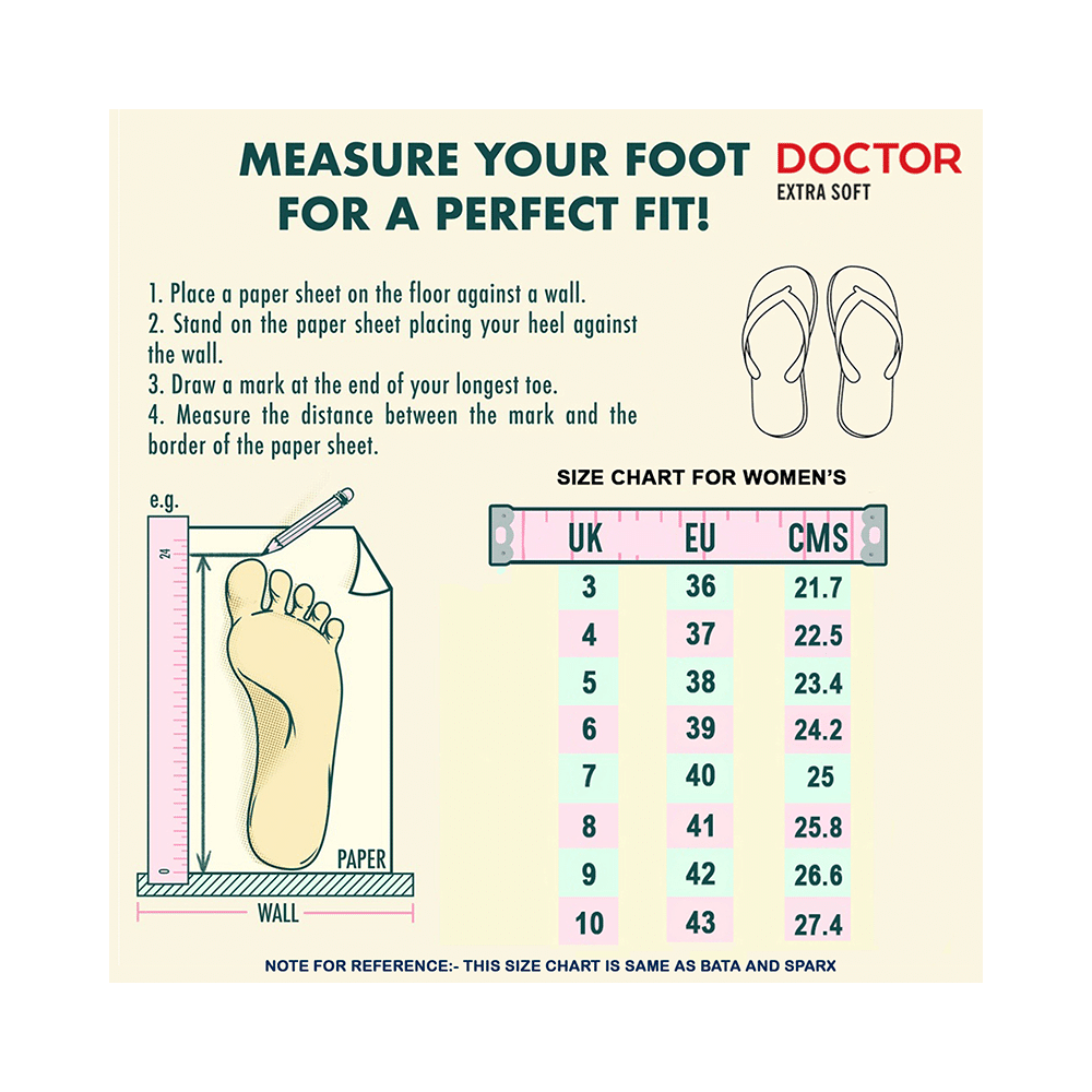 Doctor Extra Soft Orthopaedic Diabetic Pregnancy Comfort Flat Flipflops Slippers For Women 4UK Navy Red - Image 2