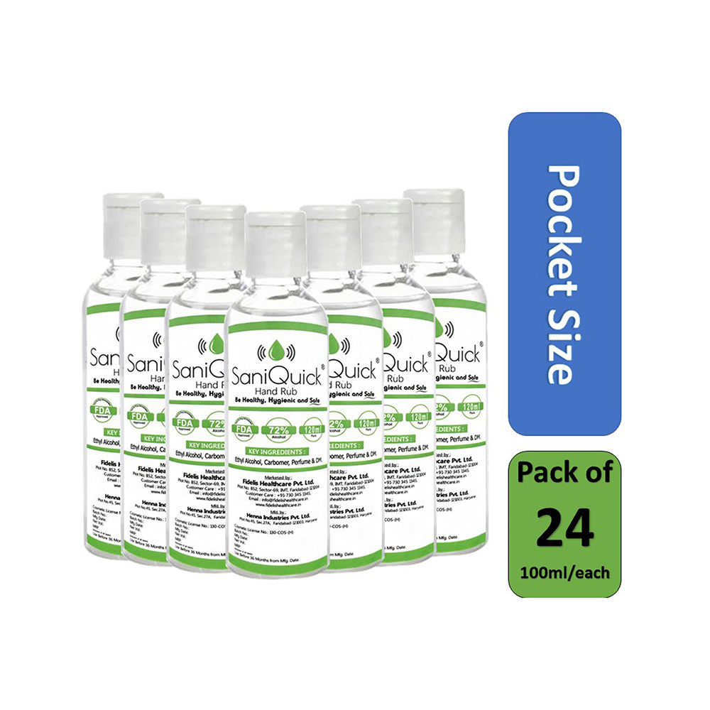 SaniQuick Hand Rub (100ml Each) - Image 3