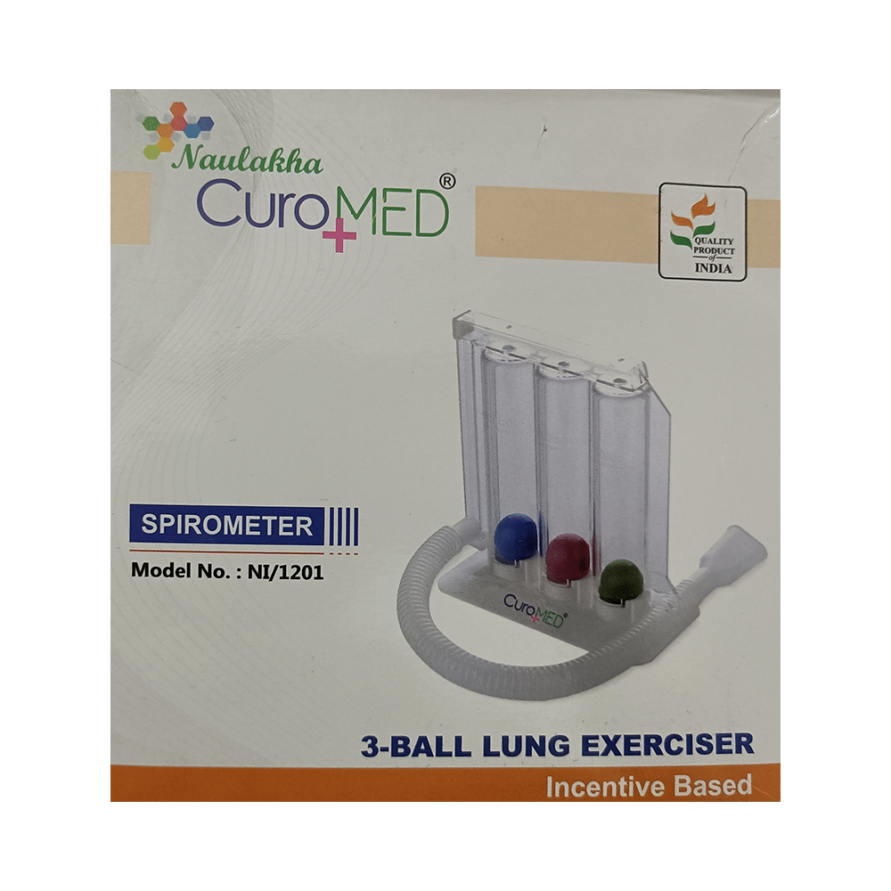 Curomed+ Spirometer 3 Ball Lung Excerciser