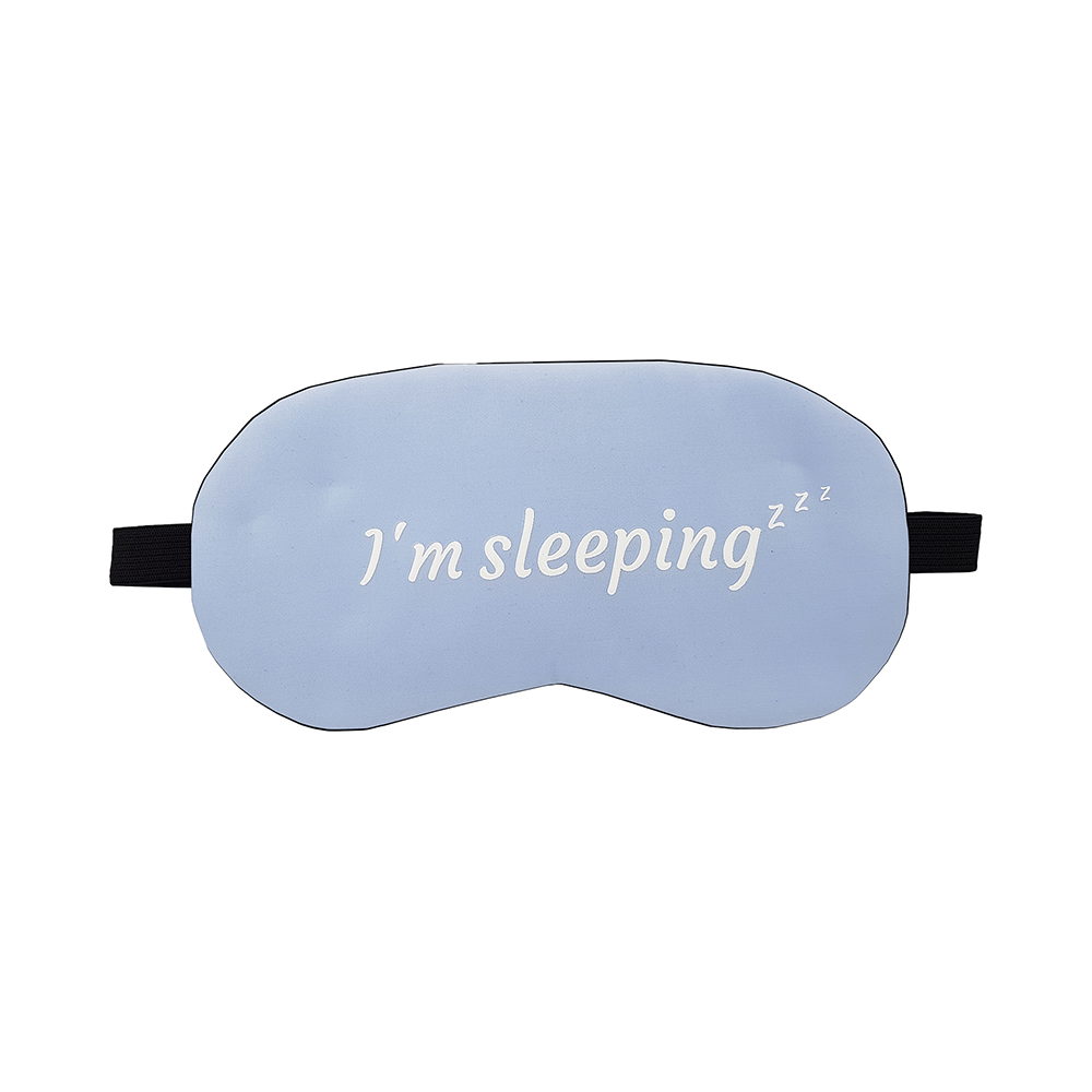 Jenna Sleeping Eye Mask for Insomnia, Puffy Eyes and Dark Circles Sleeping Blue