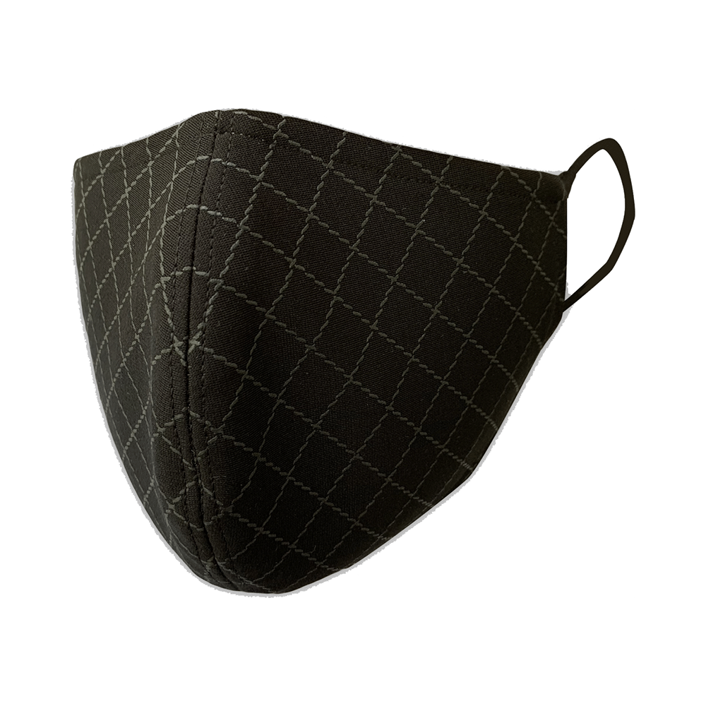 Nivedita Saboo Cares Large Bold-Midnight BreathSafe Protective Reusable Face Mask - Image 1