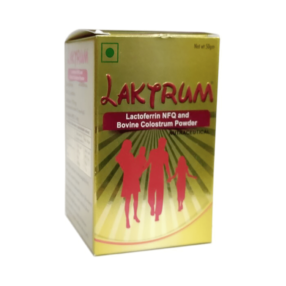 Laktrum Powder | With Lactoferrin NFQ & Bovine Colostrum for Immunity & Growth - Image 1