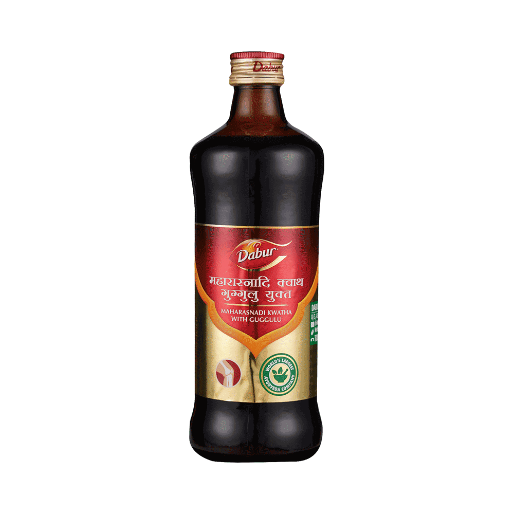 Dabur Maharasnadi Kwath (Kadha) with Guggulu | Relieves Joint Pain, Knee Pain, Back Pain & Supports Bone Care with Guggulu - Image 1