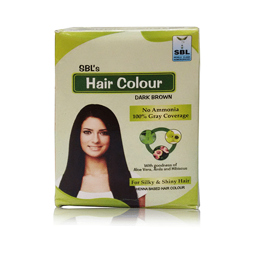 SBL Hair Colour 12 Sachets Dark Brown - Image 1