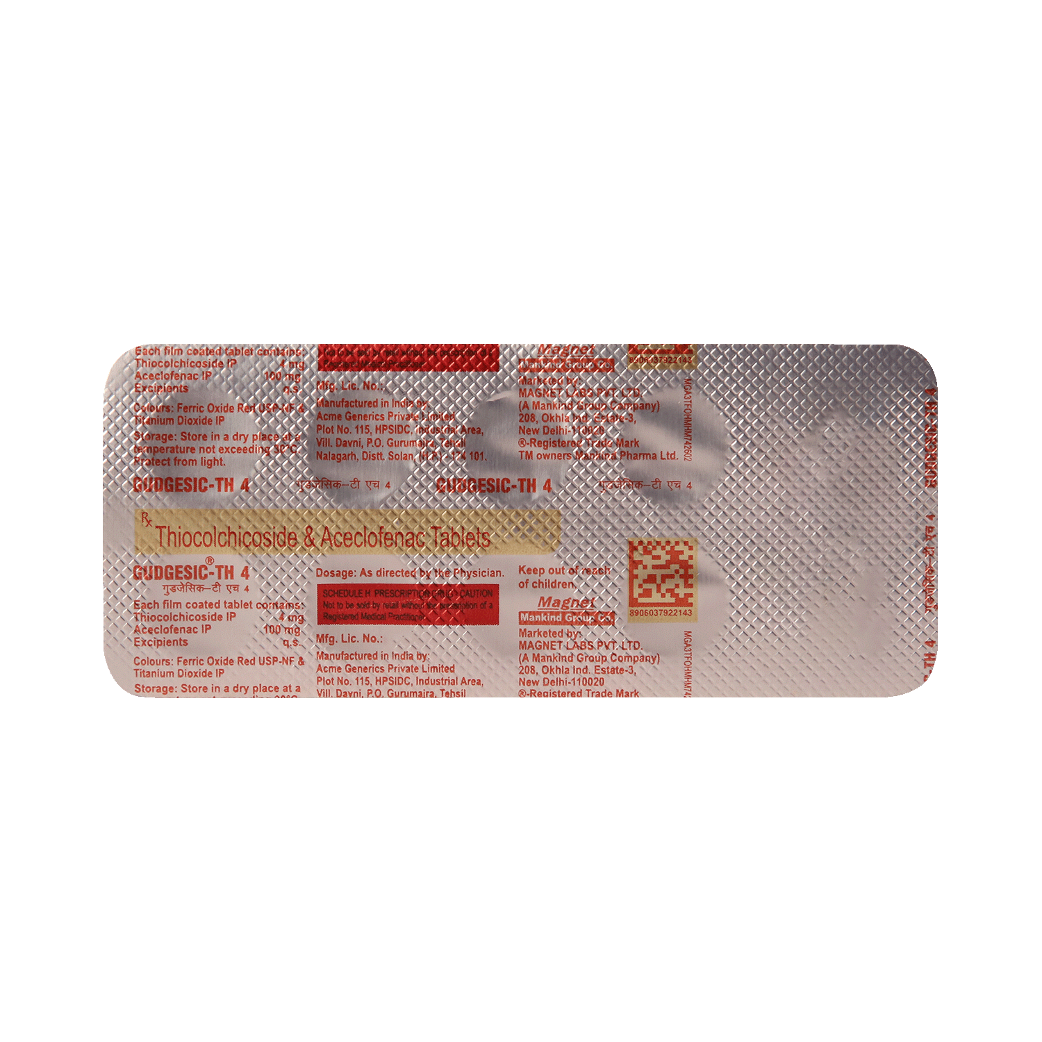 Gudgesic TH 100mg/4mg Tablet - Image 5