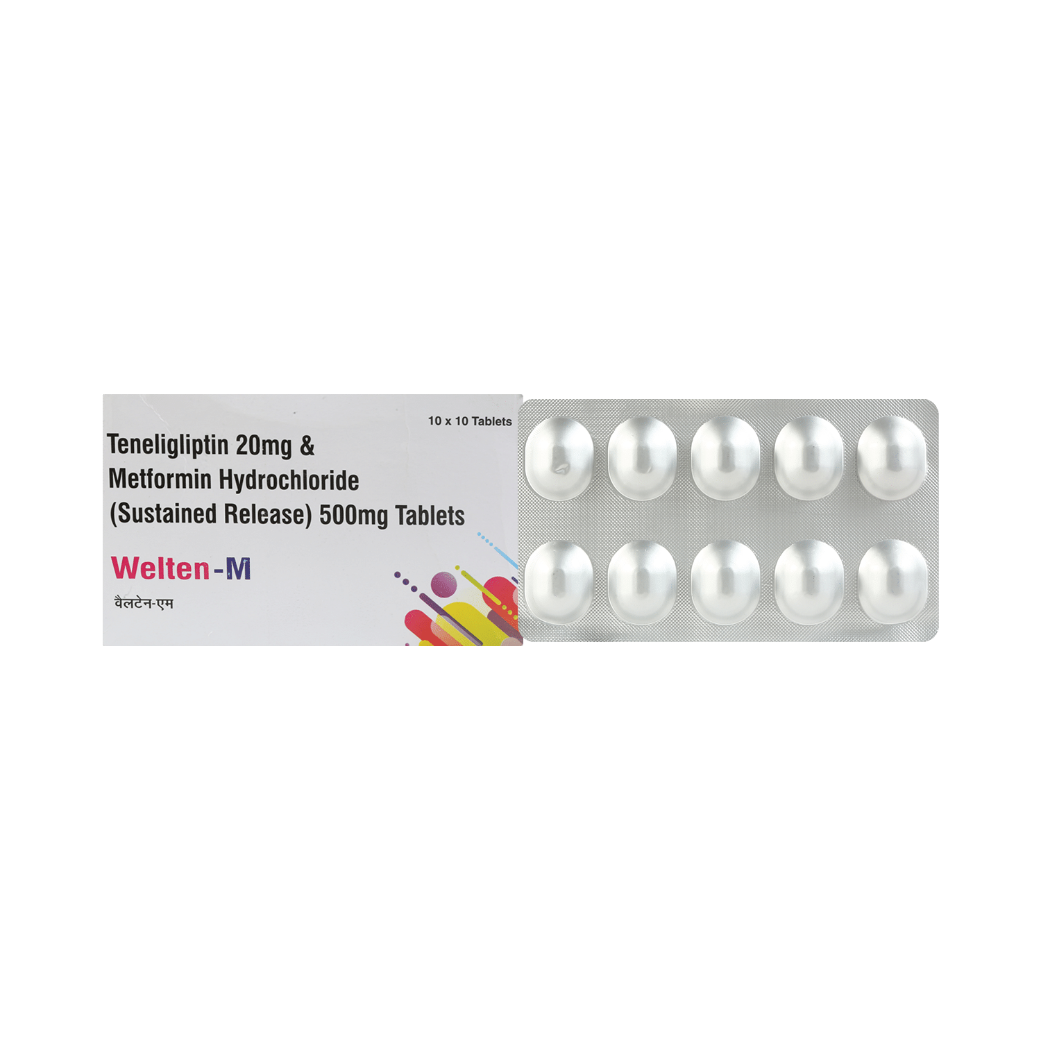 Welten M 500mg/20mg Tablet