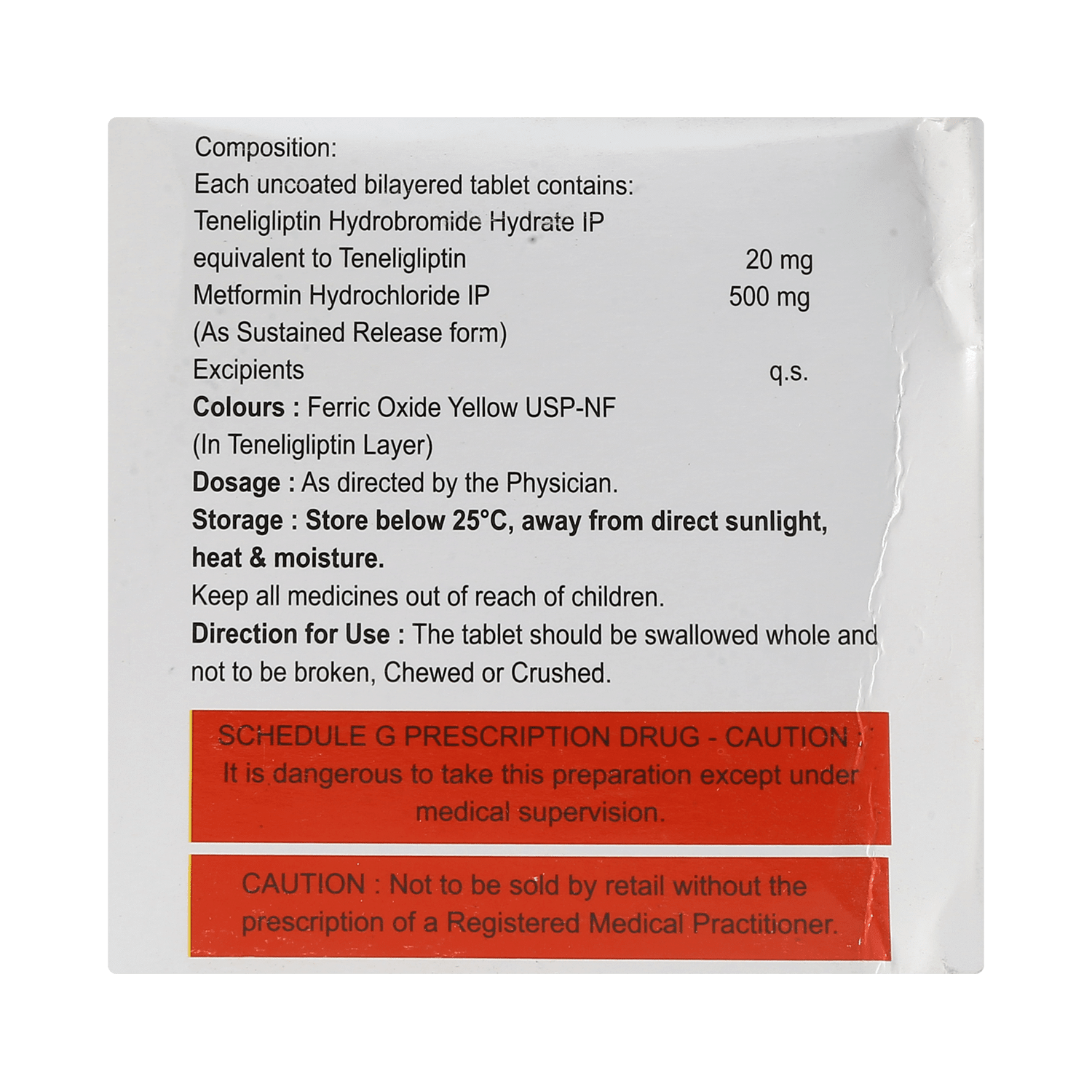Welten M 500mg/20mg Tablet - Image 4