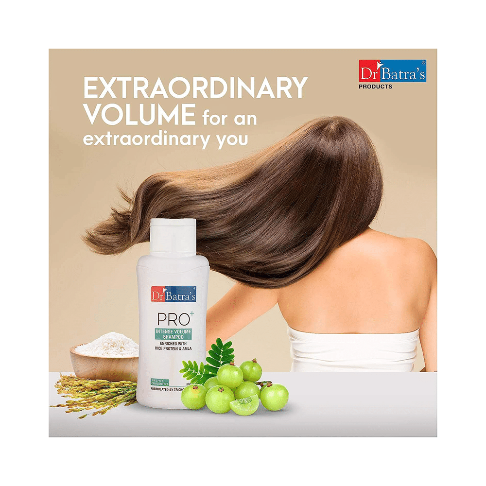 Dr Batra's Combo Pack of Hair Vitalizing Serum 125ml, Pro+ Intense Volume Shampoo 500ml and Hair Fall Control Shampoo 500ml - Image 10