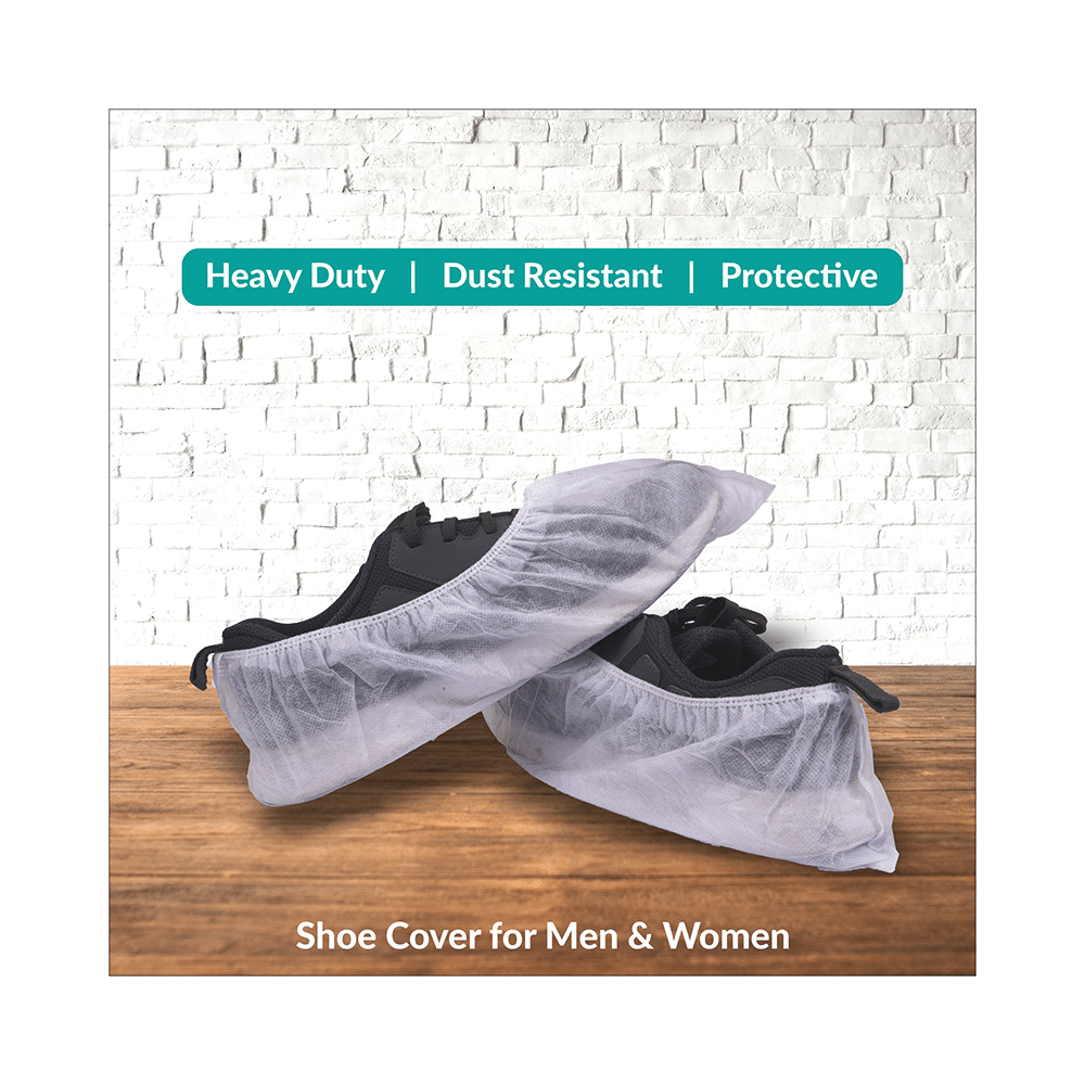 NMPL Hygiene Care Premium Disposable Shoe Cover White - Image 4