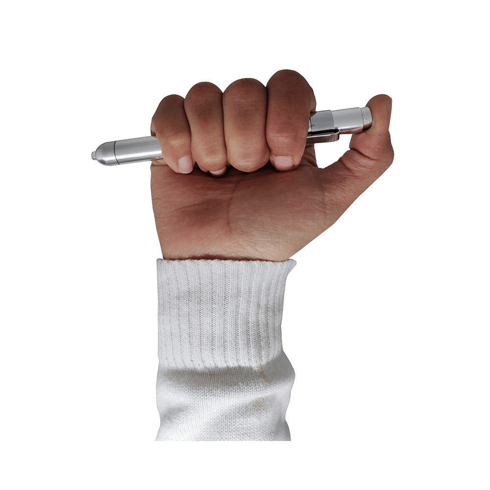 Sahyog Wellness Metal Mini Medical Pocket Pen Torch with White Light Silver - Image 4