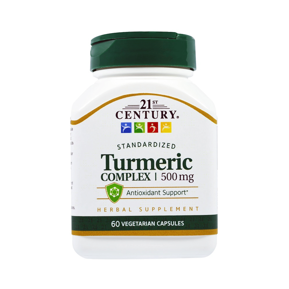 21st Century Turmeric Complex 500mg Vegetarian Capsules - Image 1