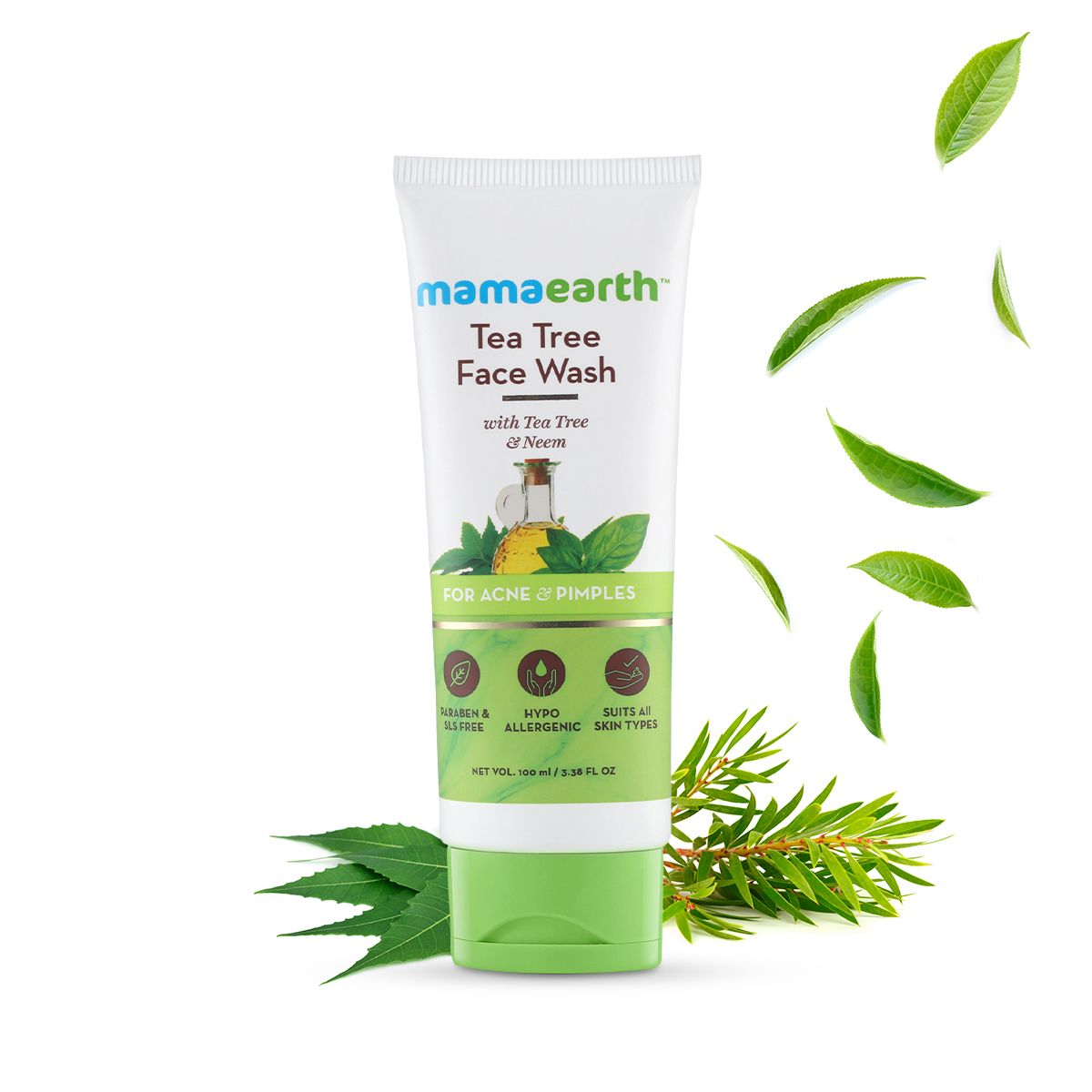 Mamaearth Tea Tree Facewash for acne and pimples - Image 1