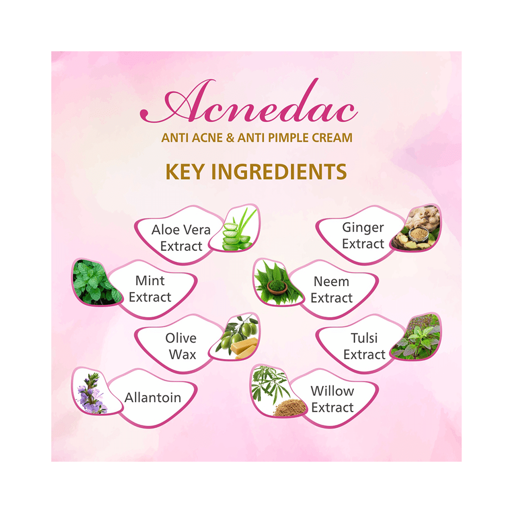 Acnedac Anti Acne & Anti Pimple Cream (25gm Each) - Image 5