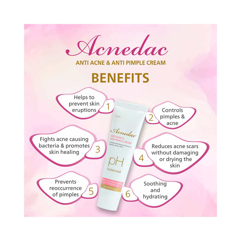 Acnedac Anti Acne & Anti Pimple Cream (25gm Each) - Image 6