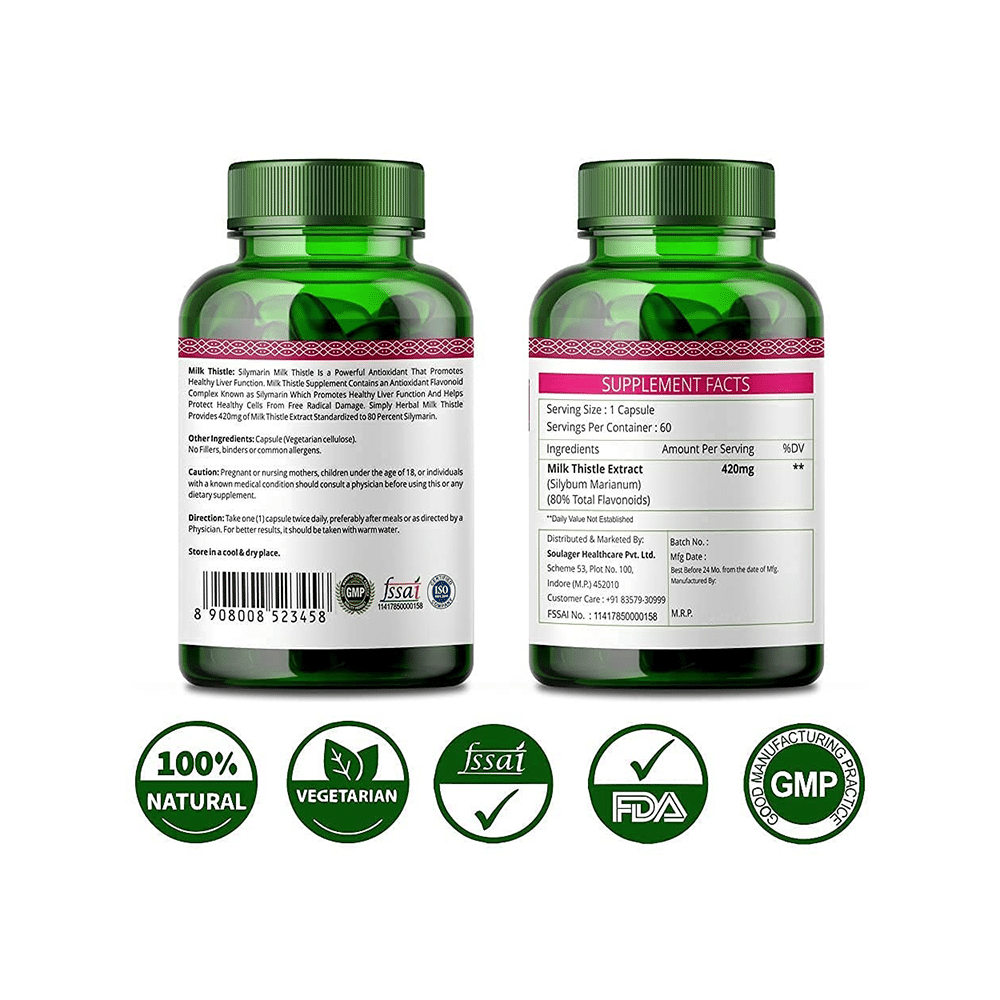 Simply Herbal Milk Thistle Capsule - Image 2