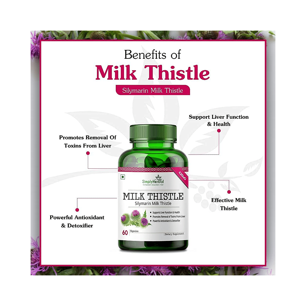 Simply Herbal Milk Thistle Capsule - Image 3