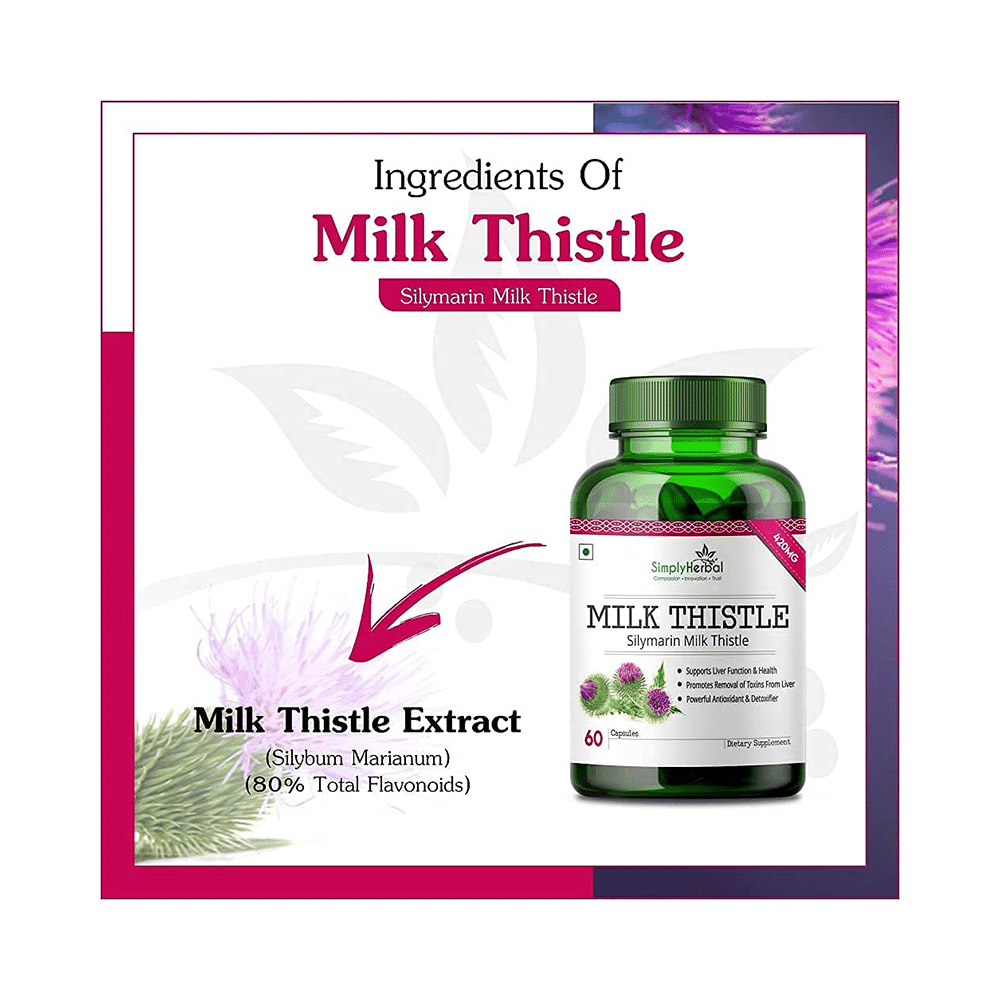 Simply Herbal Milk Thistle Capsule - Image 4