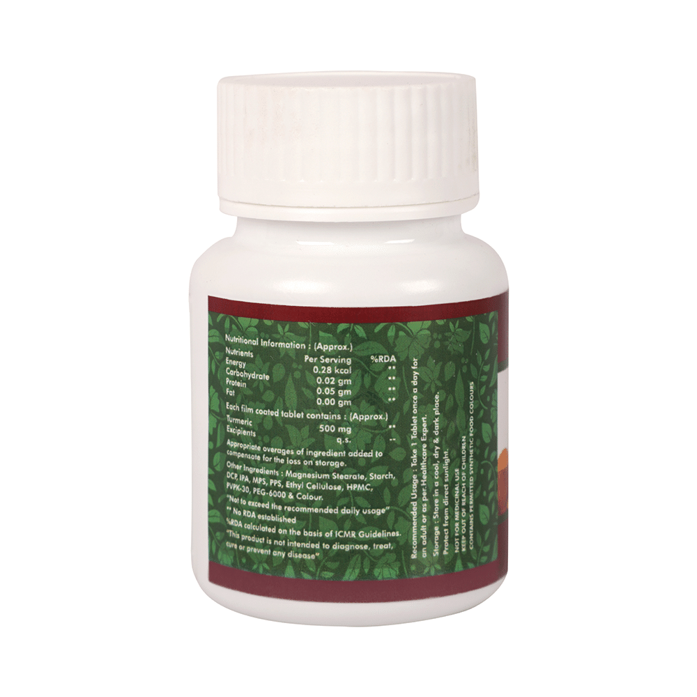 Birla Ayurveda Turmeric 500mg Tablet - Image 3