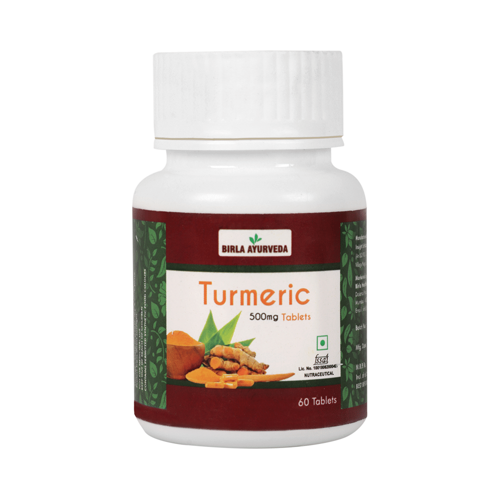 Birla Ayurveda Turmeric 500mg Tablet - Image 1