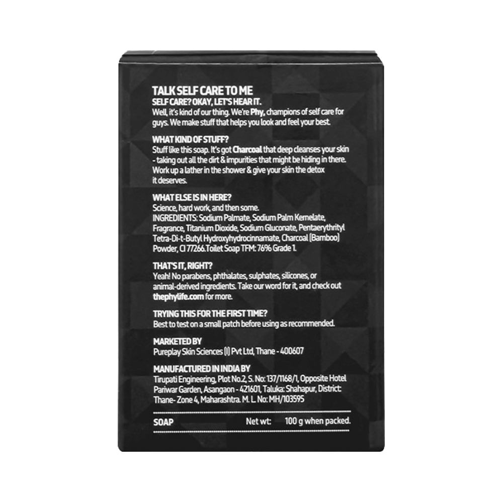 Phy Deep Cleansing Charcoal Soap - Image 2