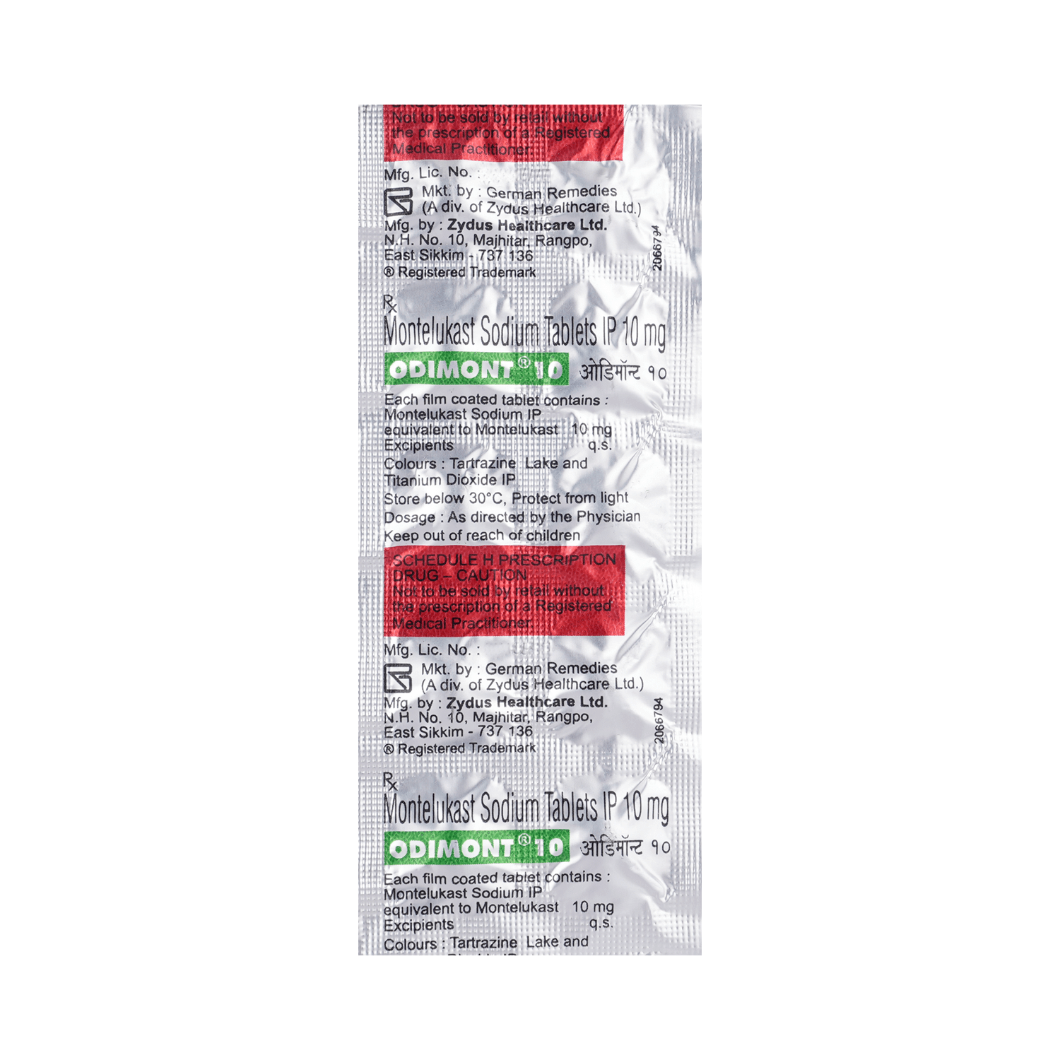 Odimont 10 Tablet - Image 2