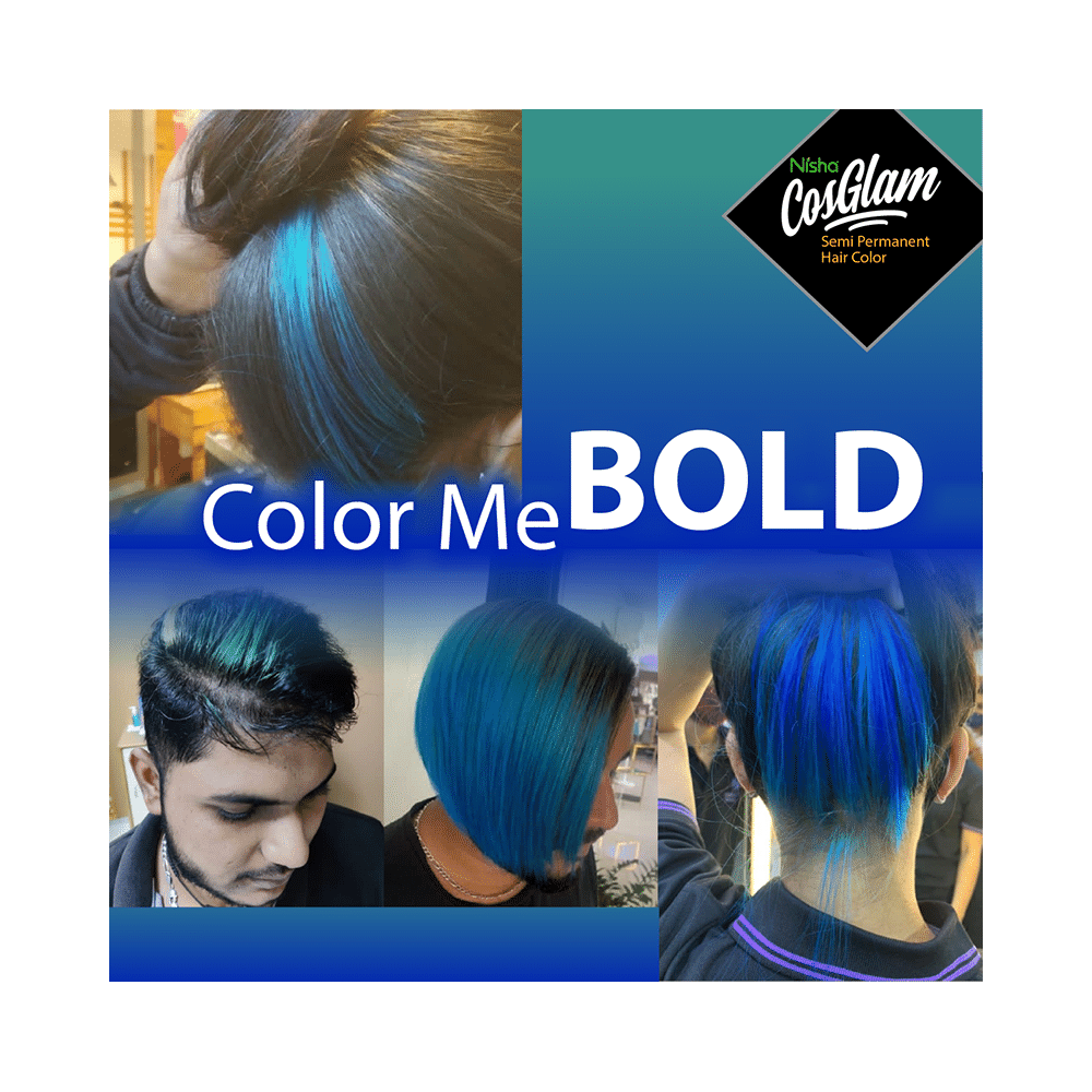 Nisha Cosglam Semi Permanent Hair Color Emerald Green - Image 10