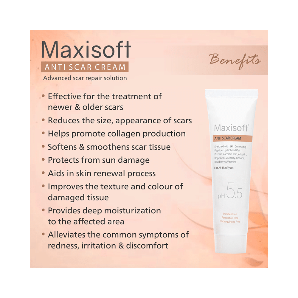 Maxisoft PH 5.5 Anti Scar Cream (25gm Each) - Image 7