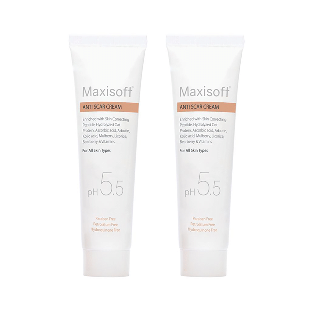 Maxisoft PH 5.5 Anti Scar Cream (25gm Each) - Image 1
