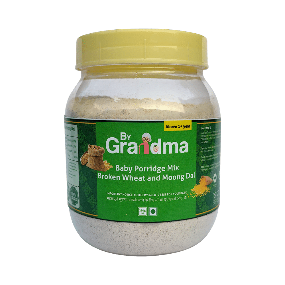 ByGrandma Baby Porridge Mix Above 1+ Years Broken Wheat & Moong Dal - Image 1