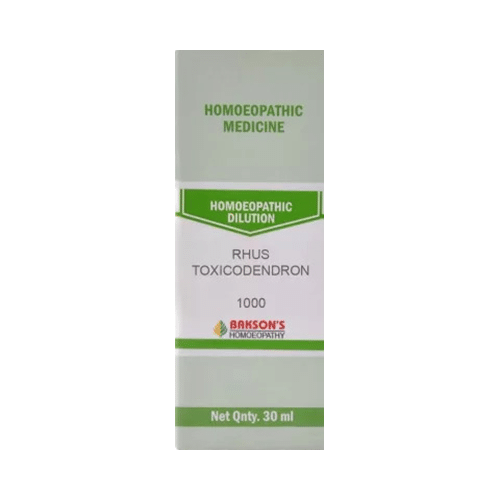 Bakson's Homeopathy Rhus Toxicodendron Dilution 1000 CH - Image 1