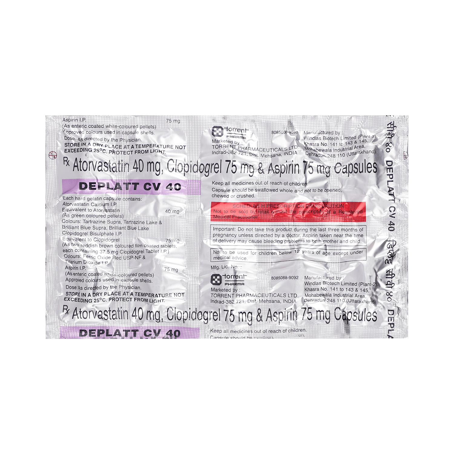 Deplatt CV 75mg/40mg/75mg Capsule - Image 3