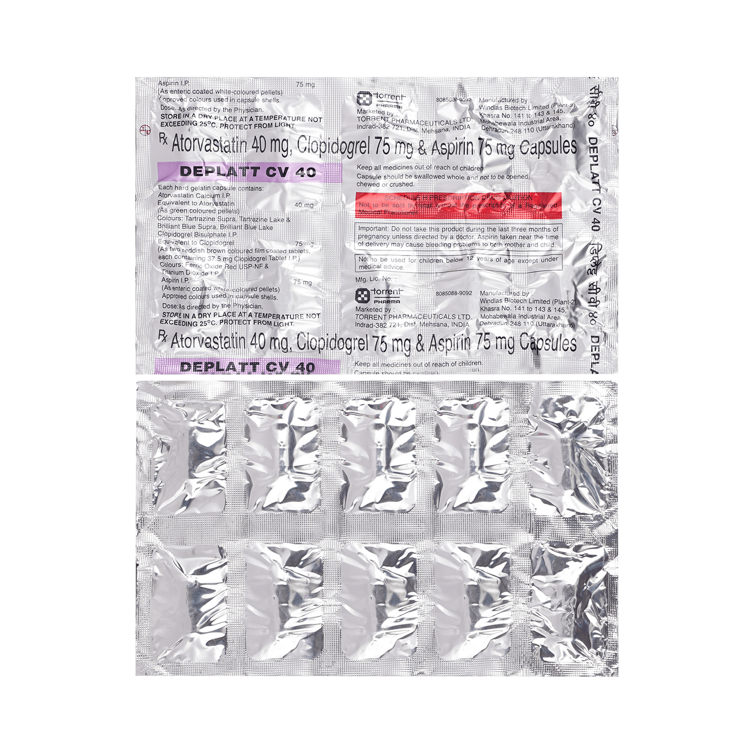 Deplatt CV 75mg/40mg/75mg Capsule