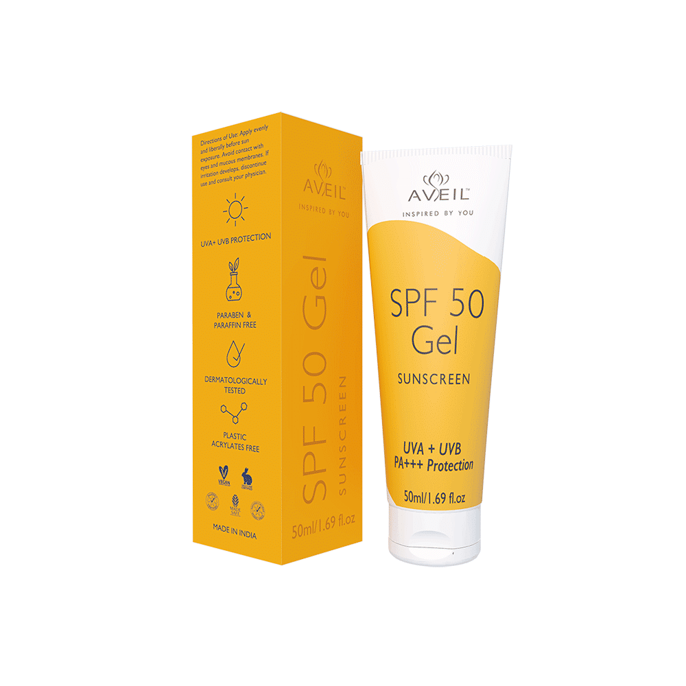 Aveil SPF 50 Gel Sunscreen - Image 1