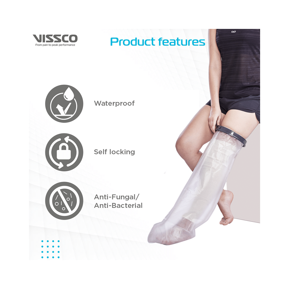 Vissco Core Cast Cover - Leg from Ankle upto Thigh Universal Grey - Image 3