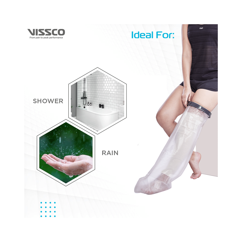 Vissco Core Cast Cover - Leg from Ankle upto Thigh Universal Grey - Image 4