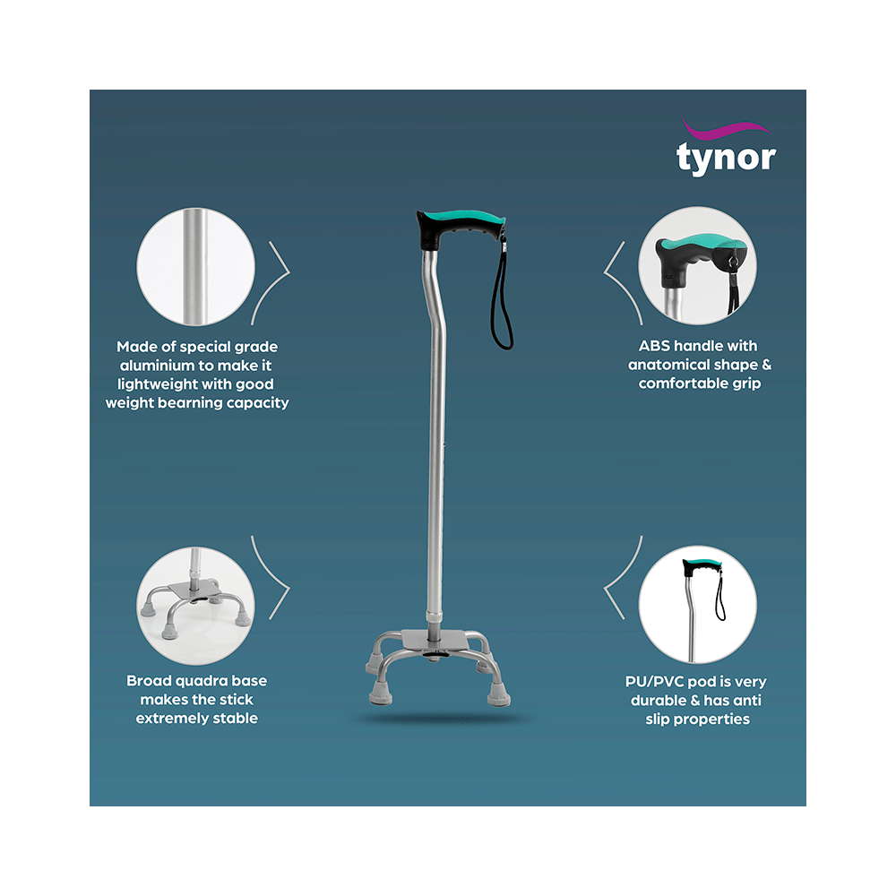 Tynor L12 Walking Stick Quadripod Universal - Image 3