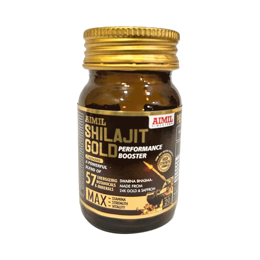 Aimil Shilajit Gold Performance Booster Capsule - Image 3