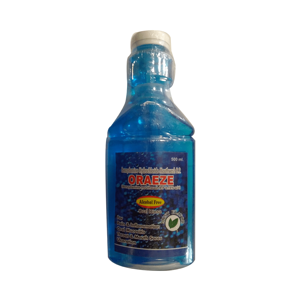 Oraeze Mouth Wash Mint - Image 1